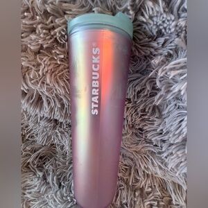 Starbucks Iridescent Tumbler - Pink and Mint Mermaid